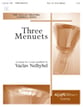 Three Menuets Handbell sheet music cover